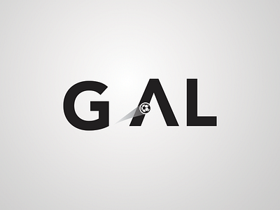 Goal Typography branding design football goal logo typography