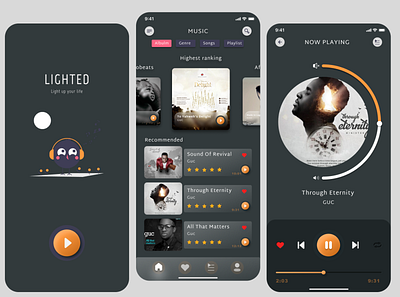 Music App UI branding design graphic design homescreen ui music artist music ui now playing playing now ui ux design