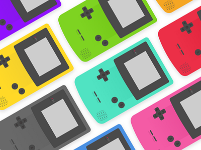 Gameboy! 90s colors gameboy sketch nintendo nostalgic