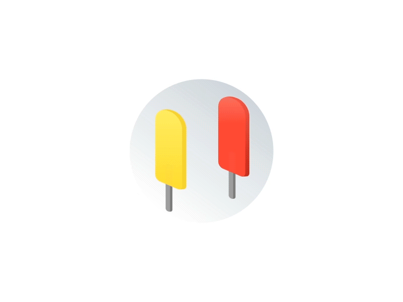 Popsicle candy gradients illustration popsicle