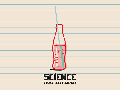 Science That Refreshes coca cola logo science