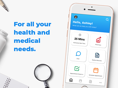 PolyMed - Medical App health app ios medical app mobile mockup ui