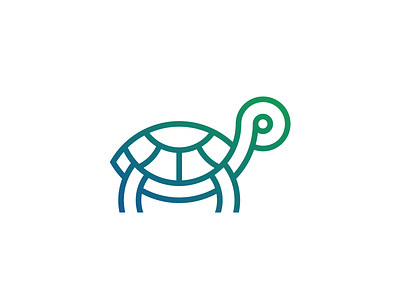 Monoline Turtle Logo animal logo brand branding clean clean logo design graphic design illustration logo logos modern logo monoline logo sell logo simple turtle logo vector