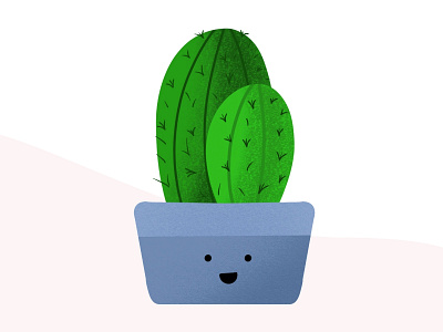 Mr. Cactus apple branding cactus illustration procreate simple vector vector illustration