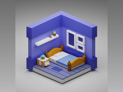 3D Room 3d 3dart blender room