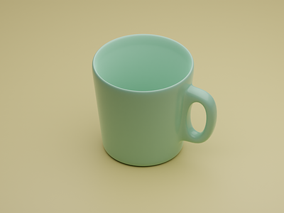 Cup 3d blender cup render