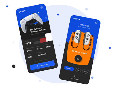 Products app design e commerce figma product sony ui uidesign ux