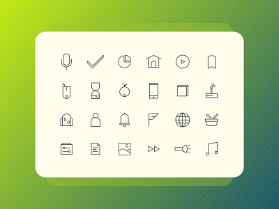 Minimal Icons branding icons illustration logo ui vectors