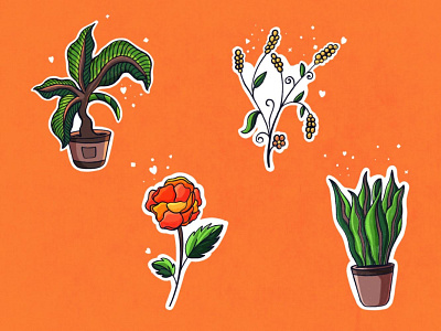 Nature stickers