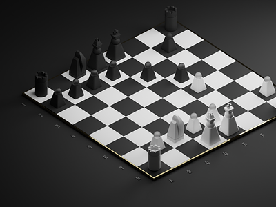3D Chess 3d 3dtoy blender chess cycles
