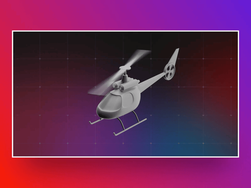 Toy Shop Website 3d animation blender helicopter illustration isometric motion shop toy ui uidesign ux webdesign website