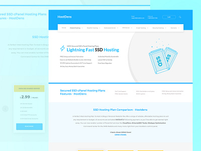 Hosting Website design hosting ui ux website
