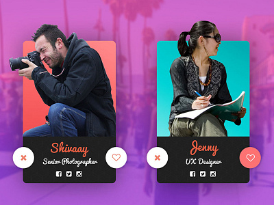 Dating Card avncode cards dating design designer ui ux website