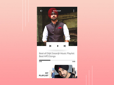 Day 009 - Music Player - Daily UI