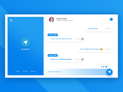 Day 013 - Direct Messaging - Daily UI