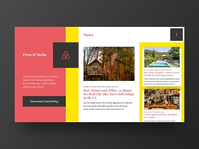 Day 51 - Press page - dailyui app article avncode branding card challenge concept dailyui design dribbble illustration minimal page simple trending typography ui uidesign ux website