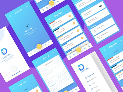 Dayman app app colors dribbble iamakshayvinchurkar management minimal redesign task ui ux uxdesign