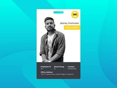 Id Cards Exploration branding design dribbble exploratuion id card idea minimal simple trending typography ui vector