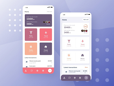 Home options app appdesign apple application branding design designlanguage dribbble minimal simple transactions trending ui ux