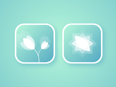 Flowers app icons