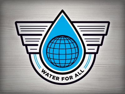 Water For All branding identity logo non profit water