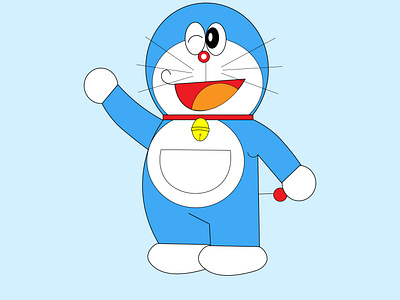 Doraemon 3d animation art artist branding cartoon design doraemon drawing dribbble graphic design illustration illustrator interaction kids trending ui ux vector viral