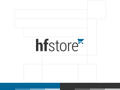 hfstore* hfstore identity logotype online store store