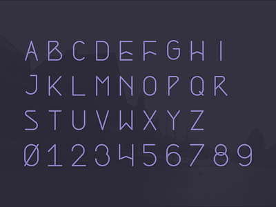Alpine typeface preview