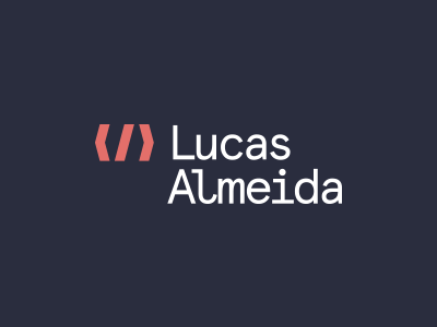 Lucas Almeida branding developer logo personal