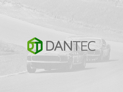 Dantec auto center auto center identity logotype