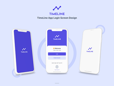 TIMELINE app design branding mobile app ui ux