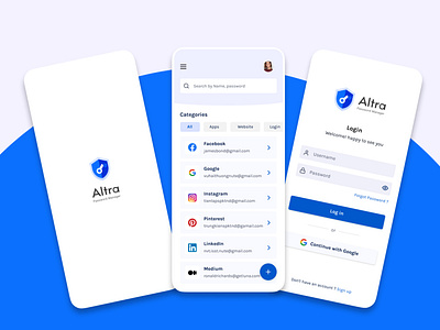 Altra-Password Manager app