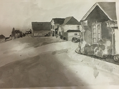 House Ink Wash