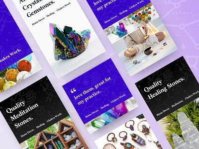 Crystal Gemstone | Facebook Creative ads branding colortheory crystal design facebook facebook ads google network purple purple gradient saas social socialmedia ui uiux vector zenyatta