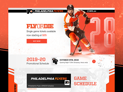 Philadephia Flyers | Ticket LP ads color theory design facebook ads facebook ads design google hockey network orange orange juice photoshop saas social socialmedia sports sports branding uiux vector