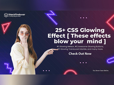 25+ glowing effects examples