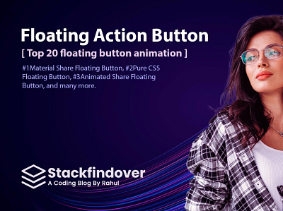 Floating Action Button [ Top 20 floating button animation ] animation css html javascript ui