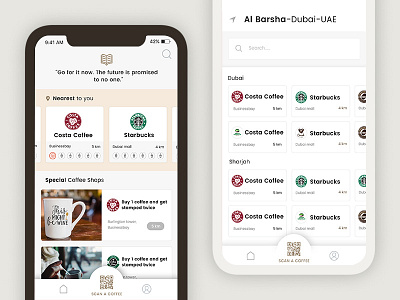 Coffee shop finder app app coffe coffee flat interace minimal mobile app restaraunt simple uidesign ux ui