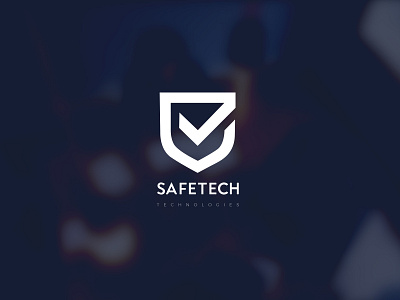 Safetech branding company identity illustration internet logo logodesign logotype mark minimal safe sheild tech technologies technology