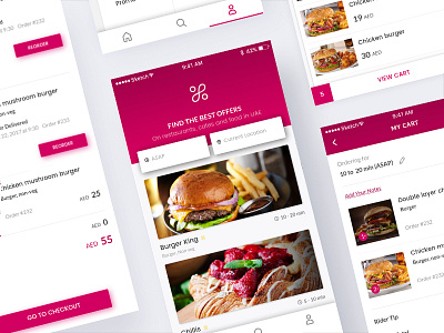 Restaurant App ai card design food app food order home screen mobile app recipe app restaraunt restaurant home restaurant ui social app ui design uiuxdesign