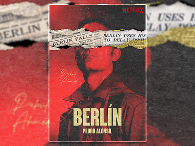 Berlin Fan Made Poster. bangladesh design graphic design movie poster poster social media poster youtube thumbnail