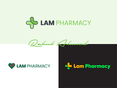 Lam Pharmacy logo concepts.
