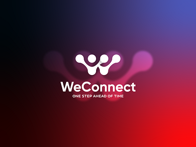 WeConnect bangladesh branding creative logo design graphic design illustration logo logo design simple logo therahulahmed weconnect