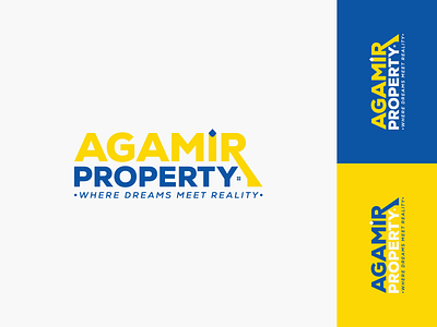 Agamir Property Logo branding creative logo design design graphic design illustration logo logo design