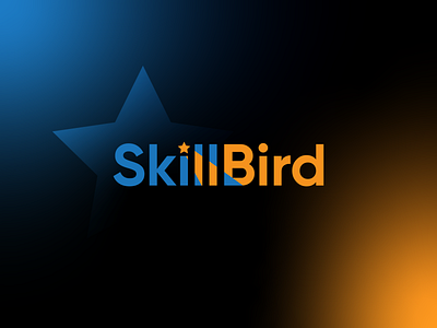 SkillBird Logo bangladesh branding design graphic design logo logo design minimal logo modern and flat logo skillbird logo star logo unique logo wordmark logo
