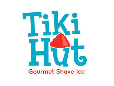 Tiki Hut logo shave ice snoshack snow tiki