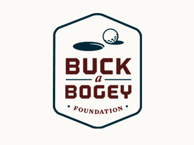 Buck a Bogey Badge badge foundation golf logo