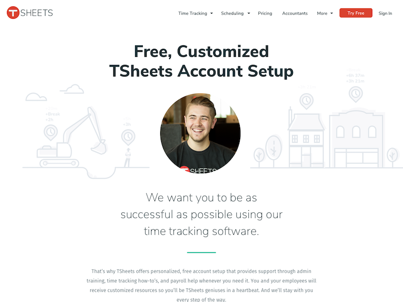 TSheets Account Setup by shawnmurdock on Dribbble