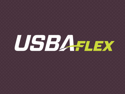USBA Flex Logo educational flexing folding insurance logo twisting