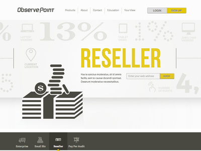 Observe Point Product Slider